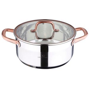 Caçarola Copper 24cm Indução Infinity Chefs Bergner