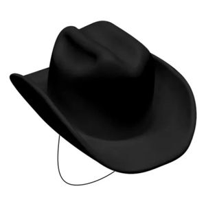 Chapéu Country Rodeio Infantil Cordão E Regulagem Interna - Preto