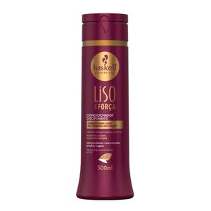 Condicionador Disciplinante Liso Com Força Haskell 300ml
