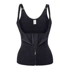 Cinta Modeladora Dupla Compressão Redutor Ziper Cor:preto Tamanho:xxxl