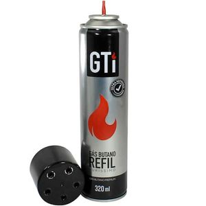 Refil Gti Gás Butano Maçarico Fogão Isqueiro 320ml