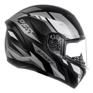 Capacete Peels Spike Ii Bsn Preto Fosco Grafite 60