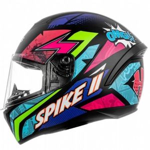 Capacete Peels Spike Ii Hqs Preto Fosco Color 60
