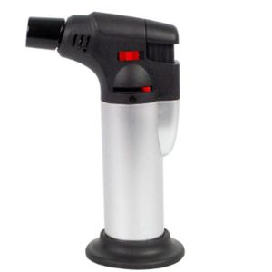 Mini Maçarico Portátil Gás Acendimento Automático Regulagem De Chamas