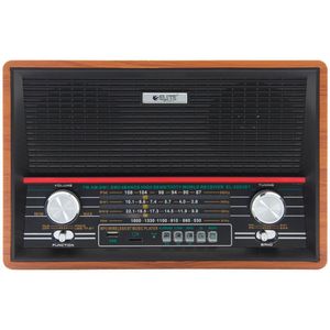 Caixa De Som Bluetooth Usb Sd Rádio Fm Preto El2002bt