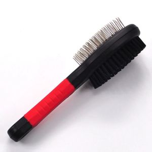 Escova Dupla Black 21cm Para Pets Cachorro Ou Gato
