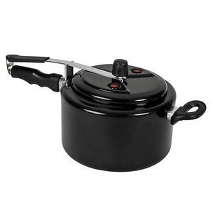 Panela De Pressão Teflon Antiaderente 5 Litros Preta Gourmet