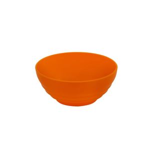 Bowl Oriental Redonda 500ml Laranja Em Policarbonato Linha Profissional Cook Vem