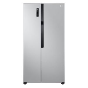 Geladeira Side By Side LG 509 Litros Frost Free Inverter Prata 220V GC-B187PQAM