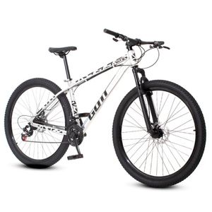Bicicleta Aro 29 Alumínio Prata E Preto Gott Mappa1 Freios A Disco Suspensão 21v