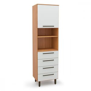 Paneleiro Microondas Evolution Plus Freijo Off White Batrol Freijo Com Off White