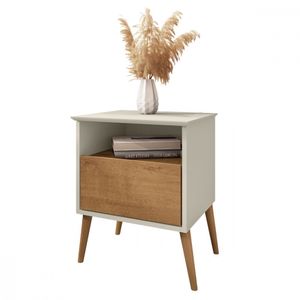 Mesa De Cabeceira Cancun Off White Com Naturalle Bechara Naturalle Com Off White