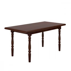 Mesa De Jantar Madeira E Mdp 160x80cm Castanho Piratini Castanho