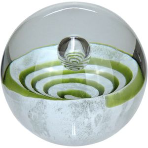 Esfera Decorativa Enfeite Home&co Vidro 8x8x8cm Verde