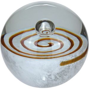Esfera Decorativo Enfeite Home&co Vidro 10x10x10cm Amarelo