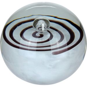 Esfera Decorativa Enfeite Home&co Vidro 10x10x10cm Marrom