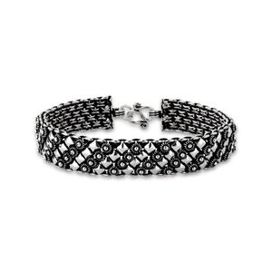 Pulseira Pikun 12,2mm Prata De Bali 925