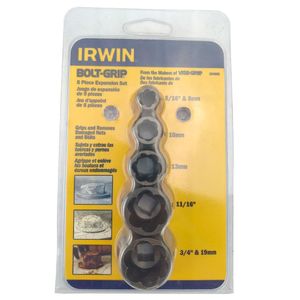 Extrator De Parafuso Porca Conjunto 5 Peças Irwin Bolt-grip único