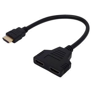 Cabo Duplicador Hdmi X-cell, 1x Hdmi (macho) Para 2x Hdmi (fêmea), 30cm, Preto - Xc-sw3