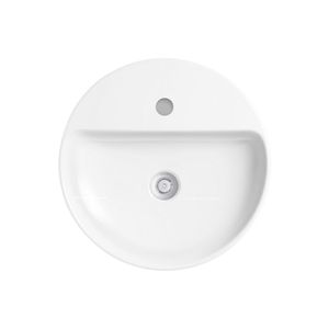 Cuba Para Banheiro Kohler Vox Petit De Sobrepor Redonda Com Mesa E Furo Branca 28743br-1-0