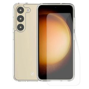 Kit Capa Clear E Película Hydrogel Gamer Fosca Para Samsung Galaxy S23 Plus - Gshield