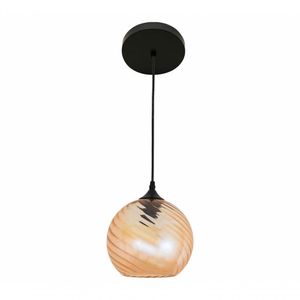 Pendente Globe Wave 2019 Ambar E27 G Light