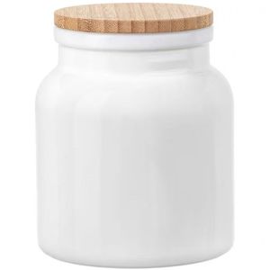 Pote De Vidro Temperado Luigi Bormioli Victoriana - 1l Branco