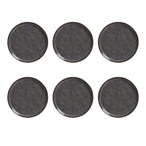 Conjunto De Pratos De Sobremesa Porto Brasil Bio Titanium Azul