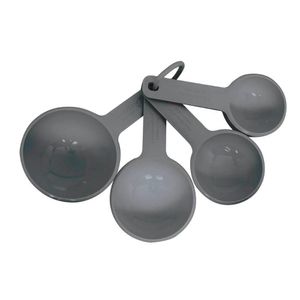 Kit 4 Xícaras Medidoras Confeitaria Cinza Kitchenaid