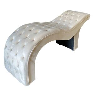 Maca Estética Estofada M2 70cm Veludo Pérola - In9 Decor