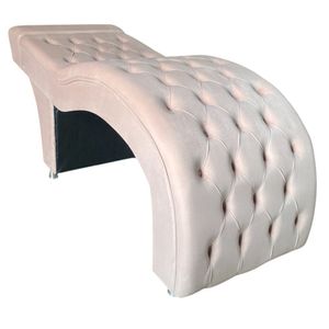 Maca Estética Estofada M1 80cm Veludo Rose Gold Claro - In9 Decor
