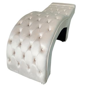 Maca Estética Estofada M1 70cm Veludo Pérola - In9 Decor