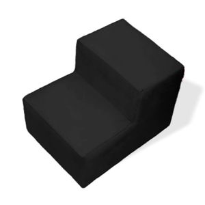 Escada Com Degraus Para Estética Veludo Preto - In9 Decor