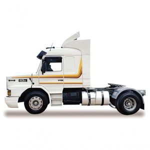 Kit Adesivo Faixas Caminhão Scania 112 Hw 113 Hw Azul Cor Laranja