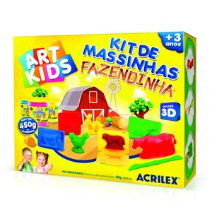 Kit Massinha De Modelar Fazendinha Ref 40072