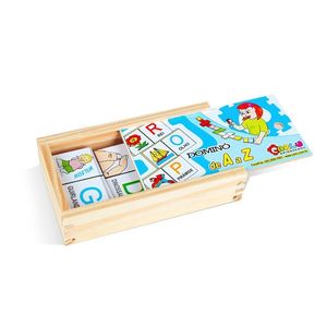 Dominó Educativo A a Z Carlu Brinquedos