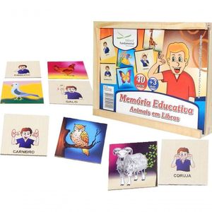 Memória Educativa Animais Em Libras