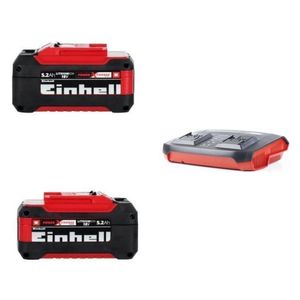 Kit 2 Baterias Power X-change 18v 5,2ah Plus E Carregador Duplo 3ah Power X-twincharger 3a Bivolt Preto