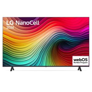 Smart TV 4K LG Nanocell 55" Polegadas 55NANO80TSA Processador 5 Ger7 AI Alexa Controle Smart Magic E Wi-Fi Bivolt