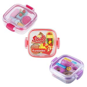 Borracha Escolar Mini Foods Candy E Donuts - Tilibra