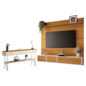 Home Suspenso Max E Aparador Vivant Cinamomo Off White - Hb Móveis