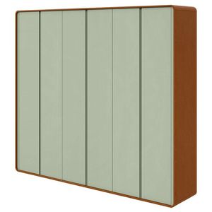 Guarda Roupa Casal Loop 6 Portas Frassino Sálvia - Lopas