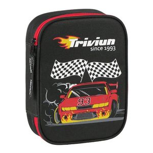 Estojo Escolar Infantil Box Hot Car 1113 Preto - Triviun