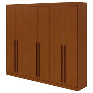 Guarda Roupa Casal Bertha 6 Portas 2 Gavetas Frassino - Lopas