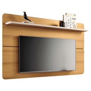 Painel Para Tv Suspenso Curv 1.8 Cinamomo Off White - Hb Móveis