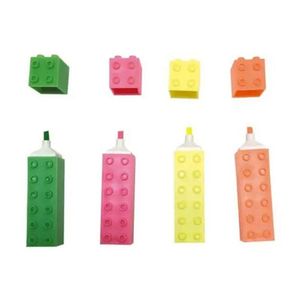 Marca Texto Bloco De Montar E Flor Empilhável Js095 - Tend Tudo