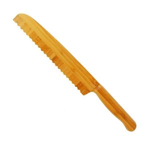 Faca Para Pão Em Bambu 32cm I Genietti