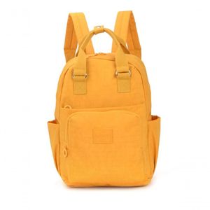 Mochila Moda Crinkle Up4you Mostarda - Unico Amarelo