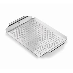 Assadeira Perfurada Em Aço Inox Deluxe Weber
