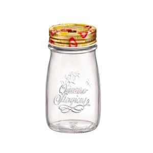 Garrafa De Vidro Hermético 200ml Quattro Stagioni Bormioli